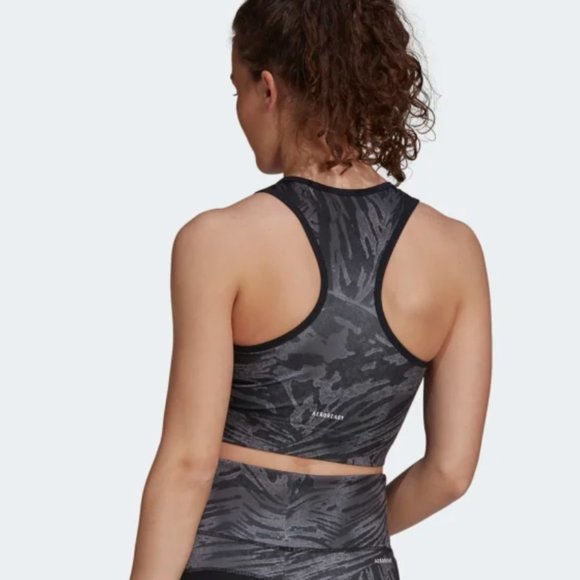 NWT! Adidas Zoe Saldana Aeroready Sports Bra - Picture 4 of 4